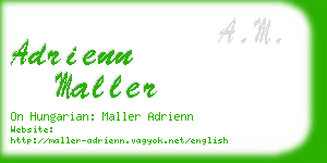 adrienn maller business card